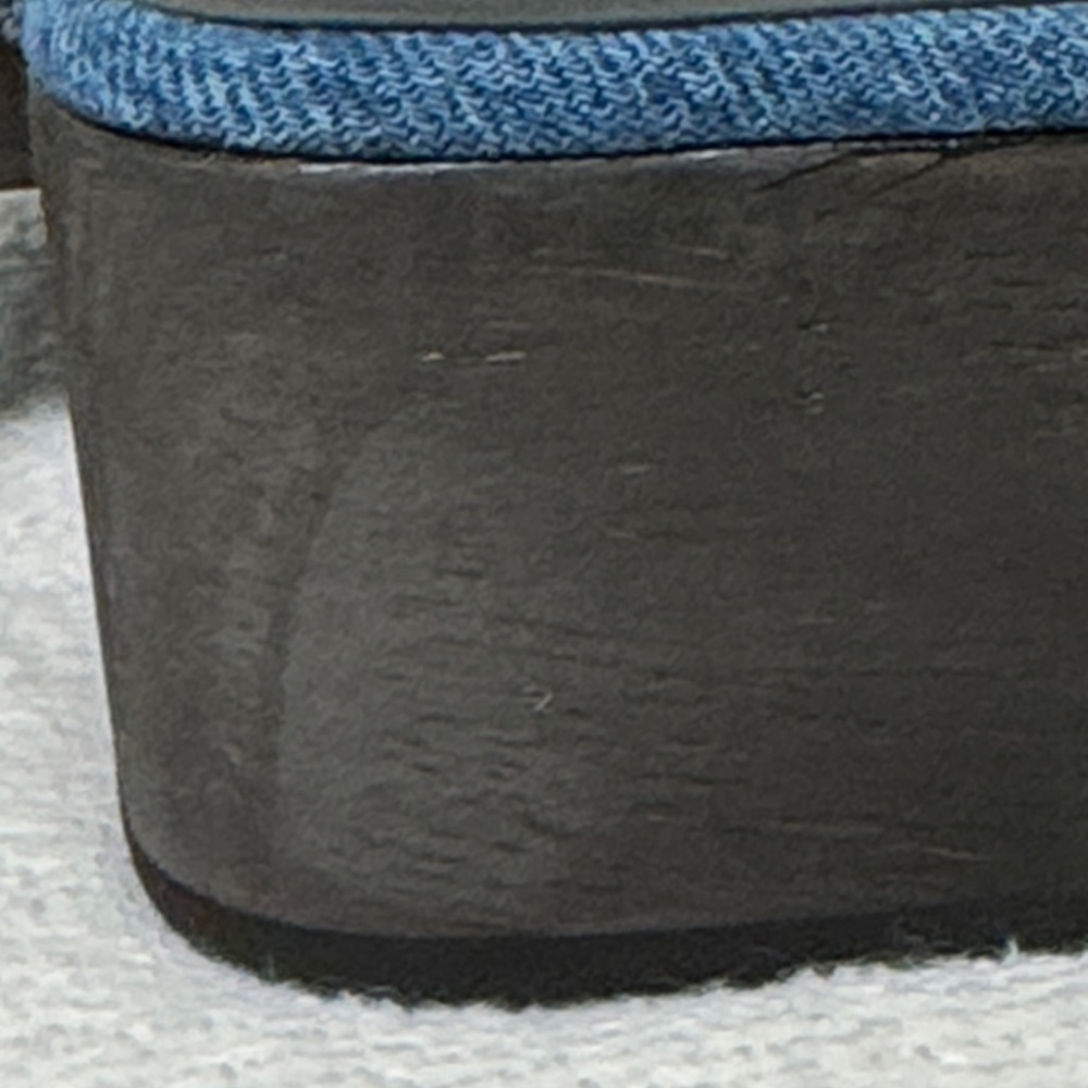Rag & Bone Mara Blue Denim Platform Clogs Size 39 or US 9 - Picture 15 of 16